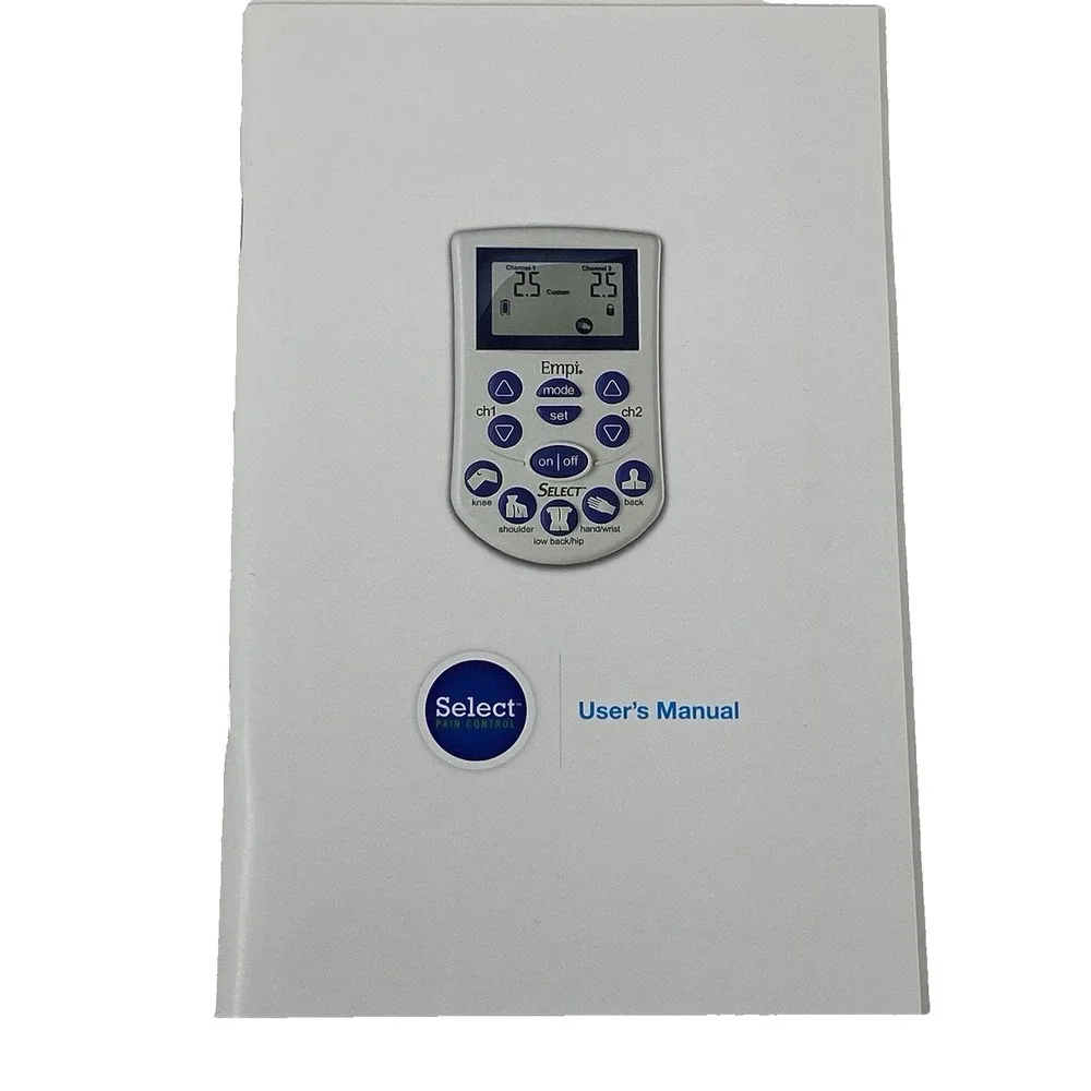 Select Pain Control User's Manual 2008‎ Empi Recovery Sciences